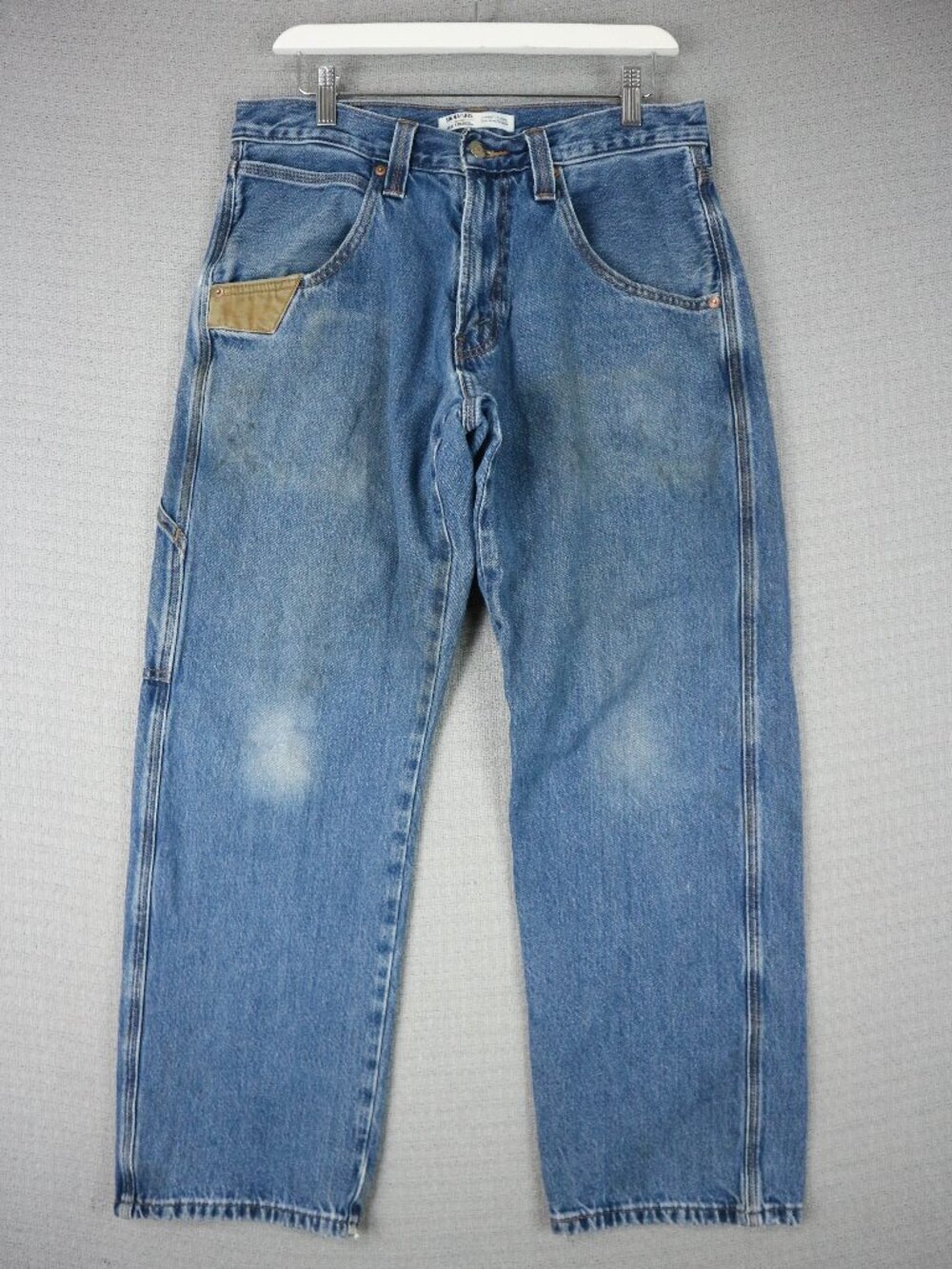 Levi Strauss Signature Workwear Gold Men's Contractor Jeans 32x30 Blue Faded